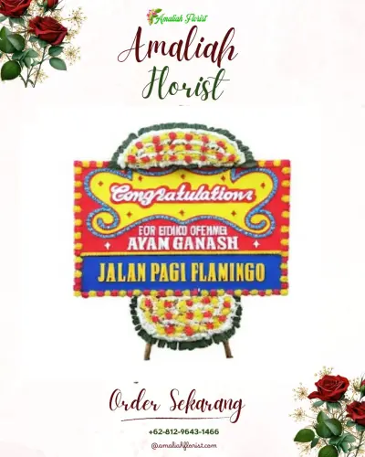 Bunga Papan Congratulation di Kadu Agung